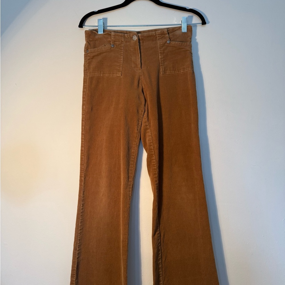 Women's Tan Corduroy Bootcut Jeans